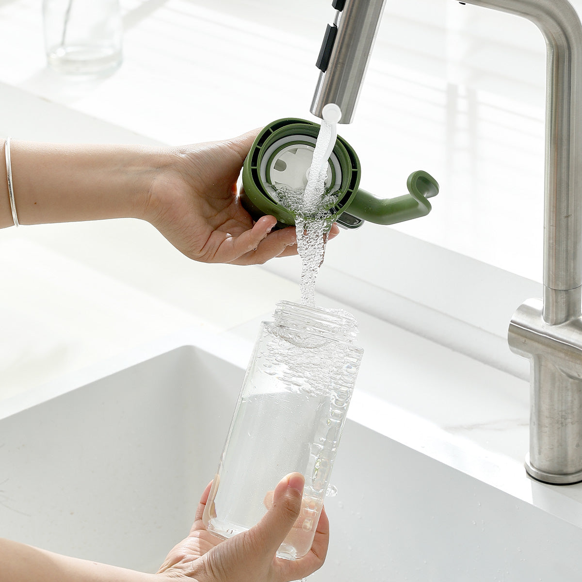 Oil Sprayer bottle - 2 σε 1 ψεκασμός και ελεγχόμενη ροή