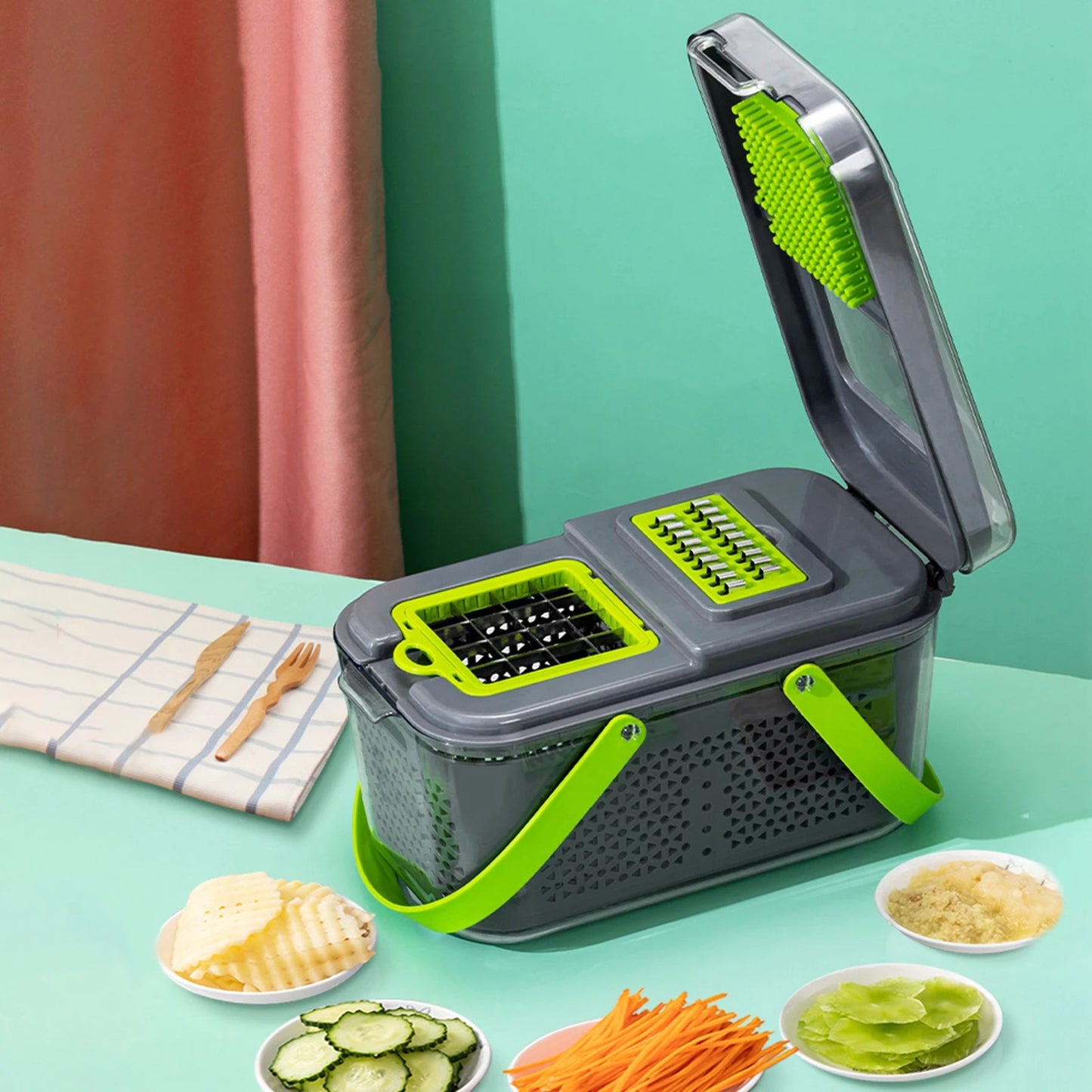 VeggiMaster - 25 σε 1 πολυχρηστικός κόφτης λαχανικών