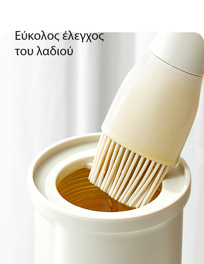 Oil Brush Bottle - Δοχείο Λαδιού Με Ενσωματωμένο Πινέλο Σιλικόνης