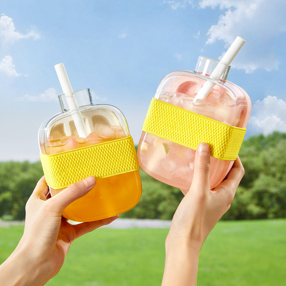 Ice Press & Chill Bottle – Παγοθήκη & Παγοπότηρο 2 σε 1.