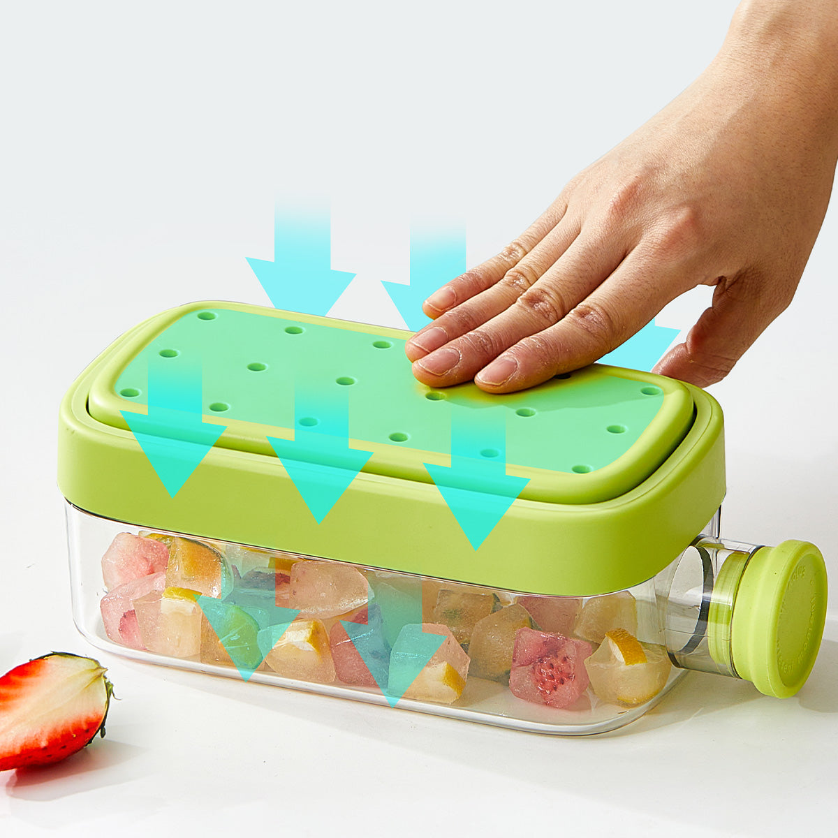 Ice Press & Chill Bottle – Παγοθήκη & Παγοπότηρο 2 σε 1.