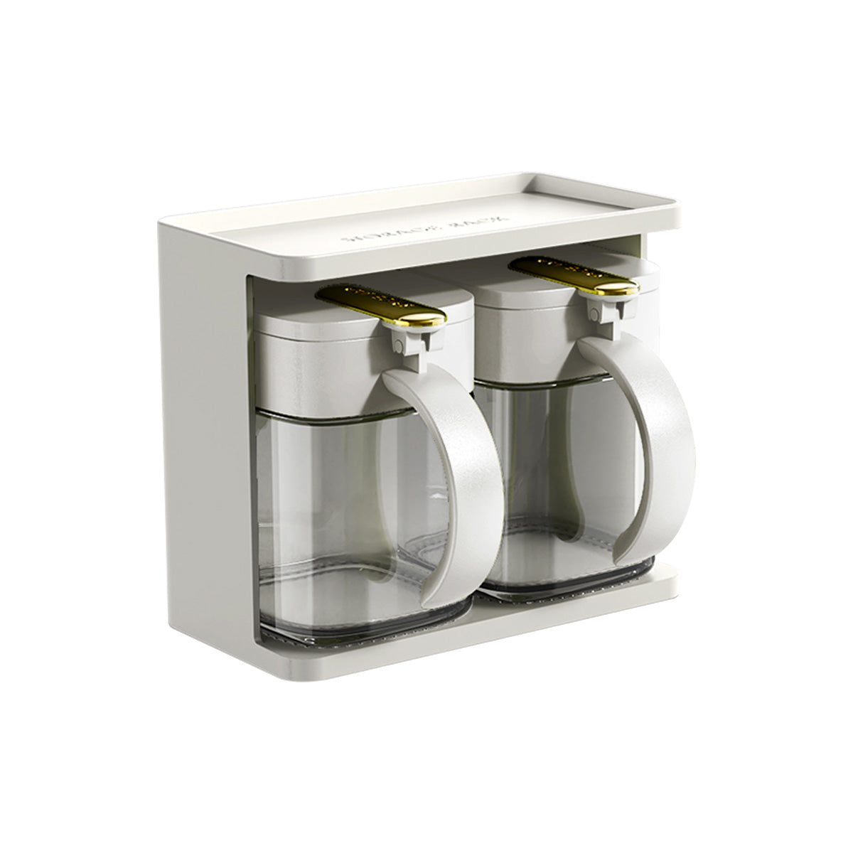 Seasoning Jar - Σετ 2 Δοχείων 300ml με Βάση.