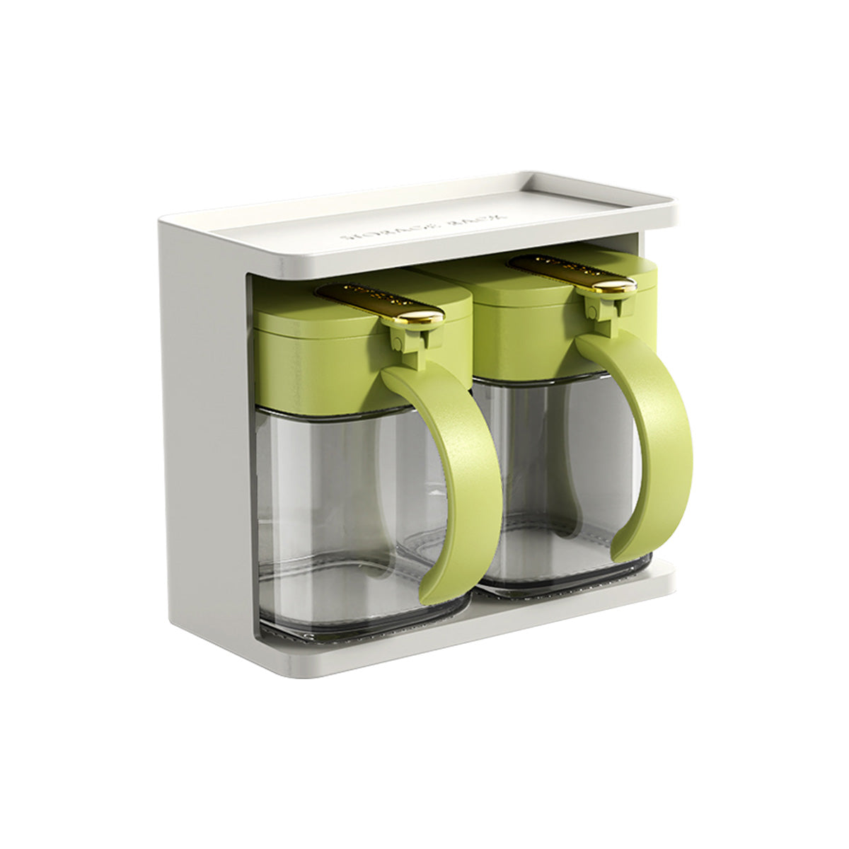 Seasoning Jar - Σετ 2 Δοχείων 300ml με Βάση.