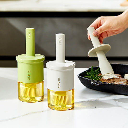 Oil Brush Bottle - Δοχείο Λαδιού Με Ενσωματωμένο Πινέλο Σιλικόνης