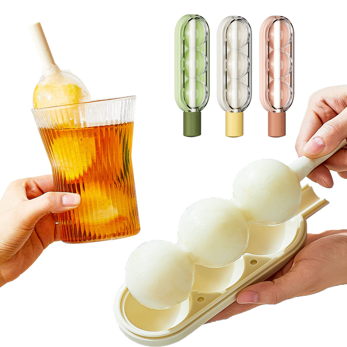 Ice Pop Maker – 3 σε 1 Παγοθήκη, Γρανιτιέρα & Φορητό Μπουκάλι.