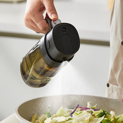 Oil Sprayer bottle - 2 σε 1  ψεκασμός και ελεγχόμενη ροή.