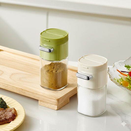 Βαζάκι Μπαχαρικών 2 σε 1 – Δοσομετρητής & Ελεύθερη Ροή