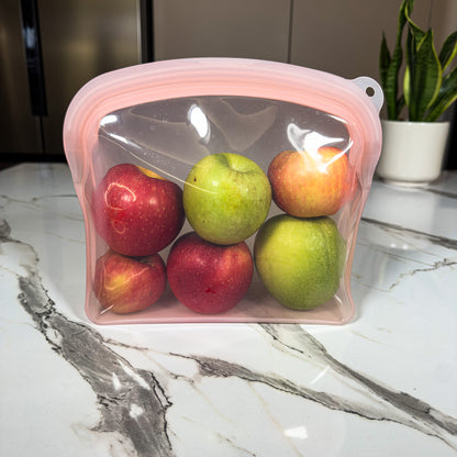 Silicone Storage Bags - Σετ 3 Σακουλες Σιλικονης Πολλαπλων Χρησεων