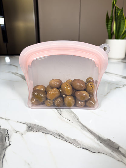 Silicone Storage Bags - Σετ 3 Σακουλες Σιλικονης Πολλαπλων Χρησεων