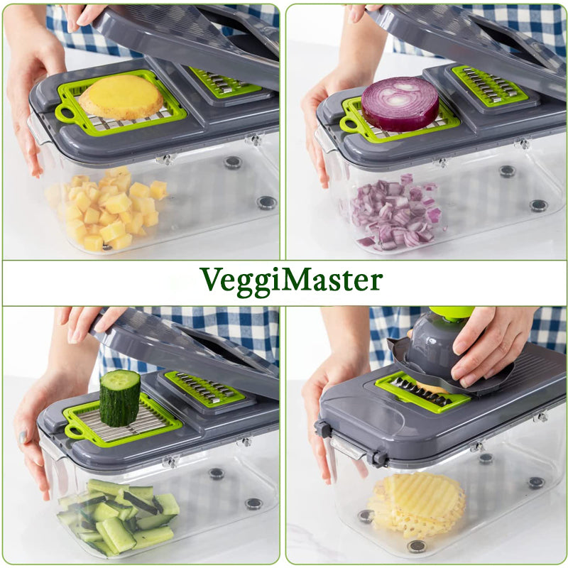 VeggiMaster - 25 σε 1 πολυχρηστικός κόφτης λαχανικών